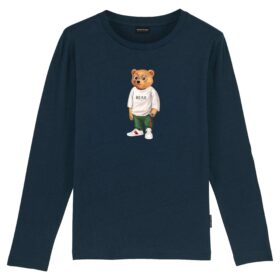 Honeygang Longsleeve T-Shirt II., navy blue, 