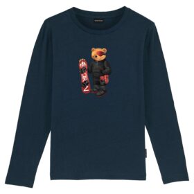Honeygang Longsleeve T-Shirt LXX., navy blue, 